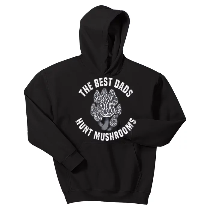 Mushroom Hunting Morel Shrooming Kids Hoodie