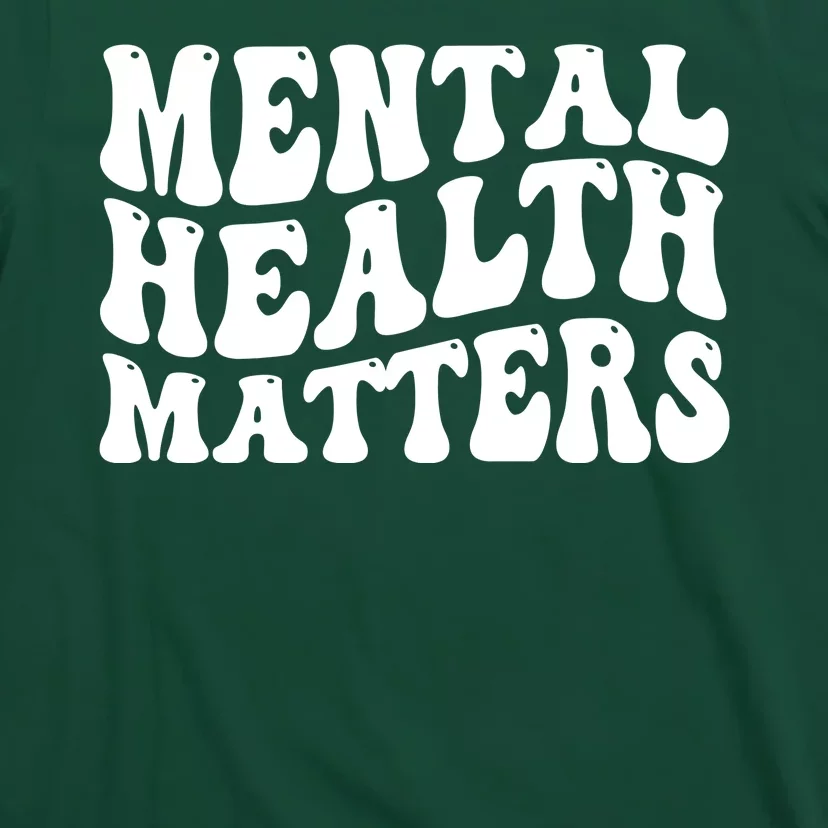 Mental Health Matters Groovy Retro T-Shirt