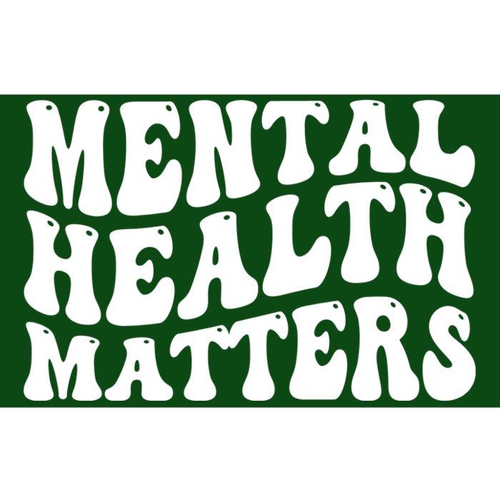 Mental Health Matters Groovy Retro Bumper Sticker