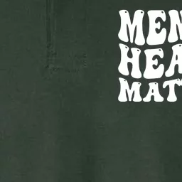 Mental Health Matters Groovy Retro Softstyle Adult Sport Polo