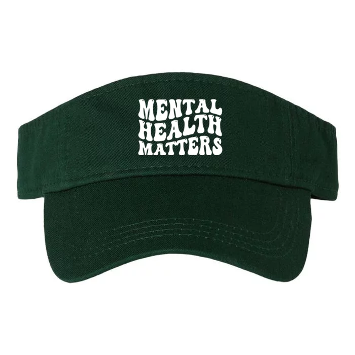 Mental Health Matters Groovy Retro Valucap Bio-Washed Visor