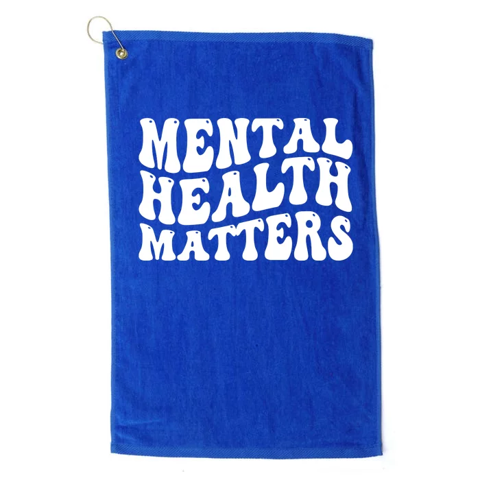 Mental Health Matters Groovy Retro Platinum Collection Golf Towel