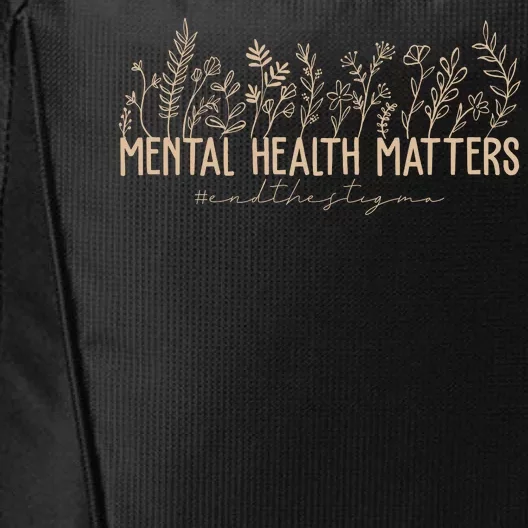 Mental Health Matters End The Stigma Nature City Backpack