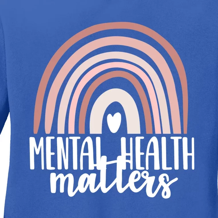 Mental Health Matters Gift Hu Brain Illness Awareness Meaningful Gift Ladies Long Sleeve Shirt