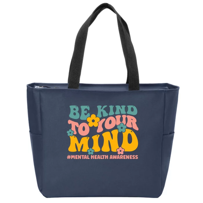 Mental Health Matters End The Stigma Mental Health Awareness Zip Tote Bag