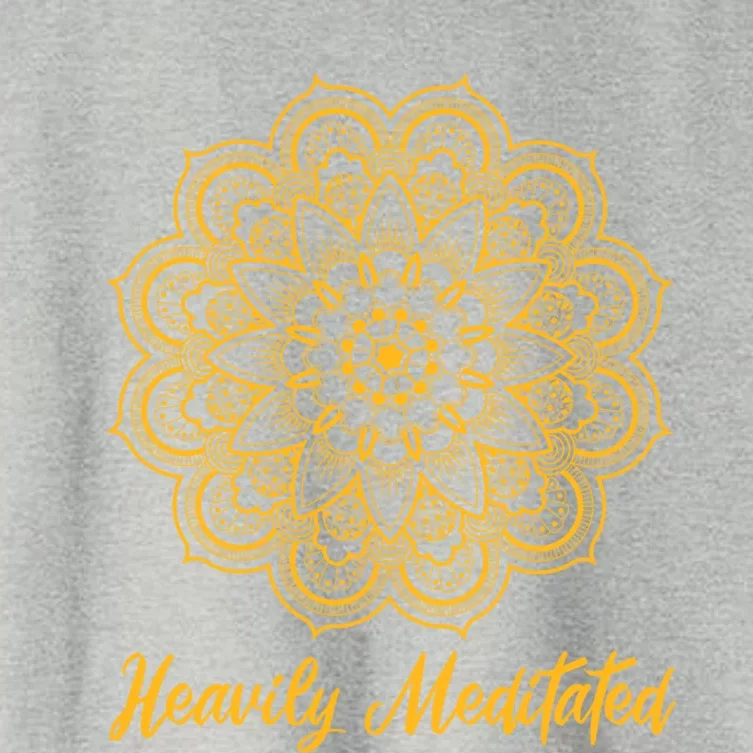 Mandala Heavily Meditated Meditation Cute Gift Women's Crop Top Tee