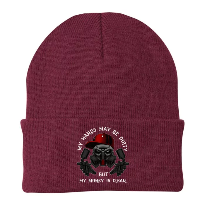 My Hands May Dirty But My Money Is Clean For A Car Painter Knit Cap Winter Beanie