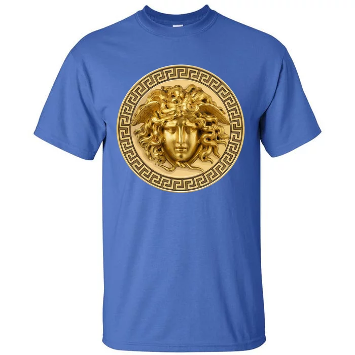 Medusa Head Myth Gorgon Snake Hair Greek Mythology Tall T-Shirt