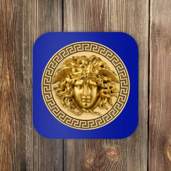 Medusa Head Myth Gorgon Snake Hair Greek Mythology Coaster