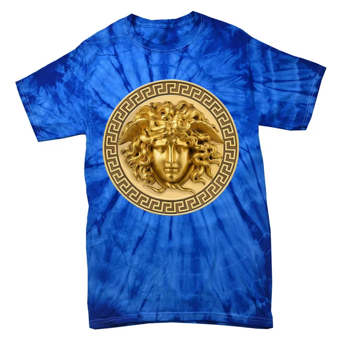 Medusa Head Myth Gorgon Snake Hair Greek Mythology Tie-Dye T-Shirt