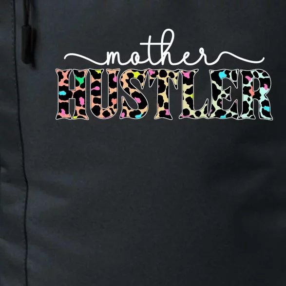 Mother Hustler Neon Cheetah Print Gift For Mom Daily Commute Backpack