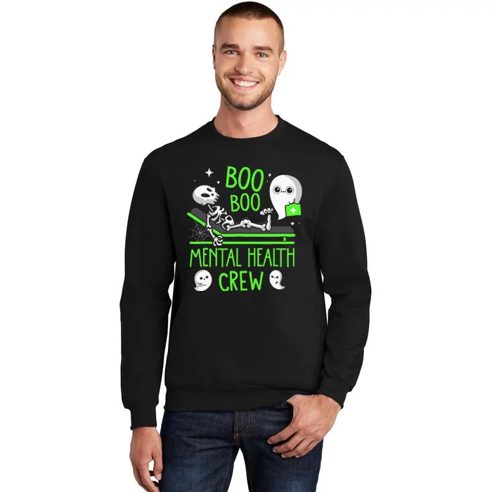 Mental Health Nurse Psych Boo Boo Crew Nursing Halloween Sweatshirt