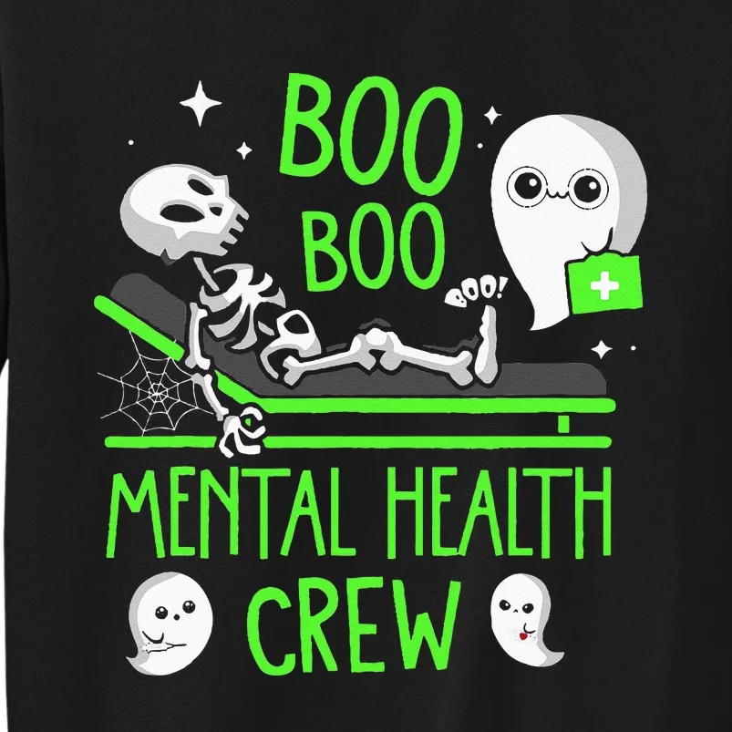 Mental Health Nurse Psych Boo Boo Crew Nursing Halloween Sweatshirt