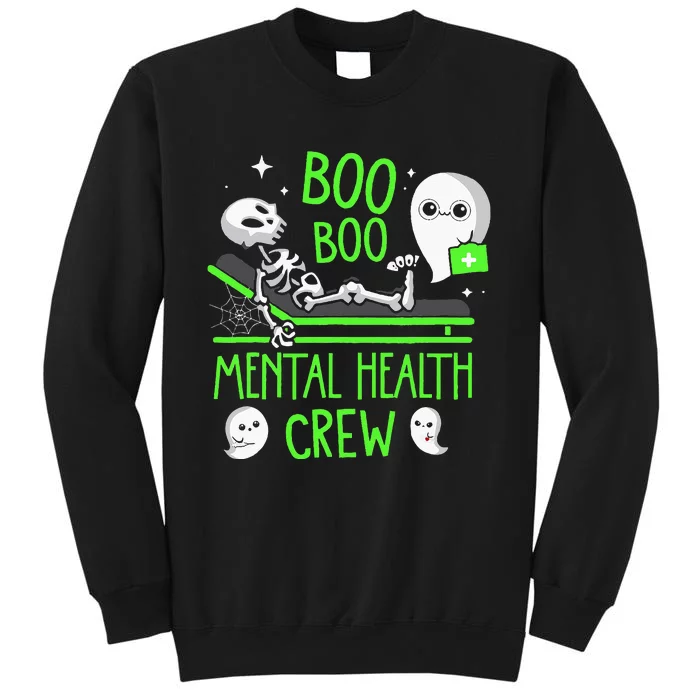 Mental Health Nurse Psych Boo Boo Crew Nursing Halloween Sweatshirt