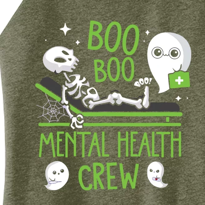 Mental Health Nurse Psych Boo Boo Crew Nursing Halloween Women’s Perfect Tri Rocker Tank