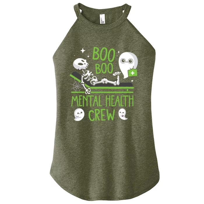 Mental Health Nurse Psych Boo Boo Crew Nursing Halloween Women’s Perfect Tri Rocker Tank