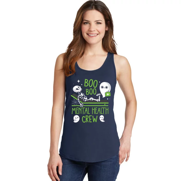 Mental Health Nurse Psych Boo Boo Crew Nursing Halloween Ladies Essential Tank