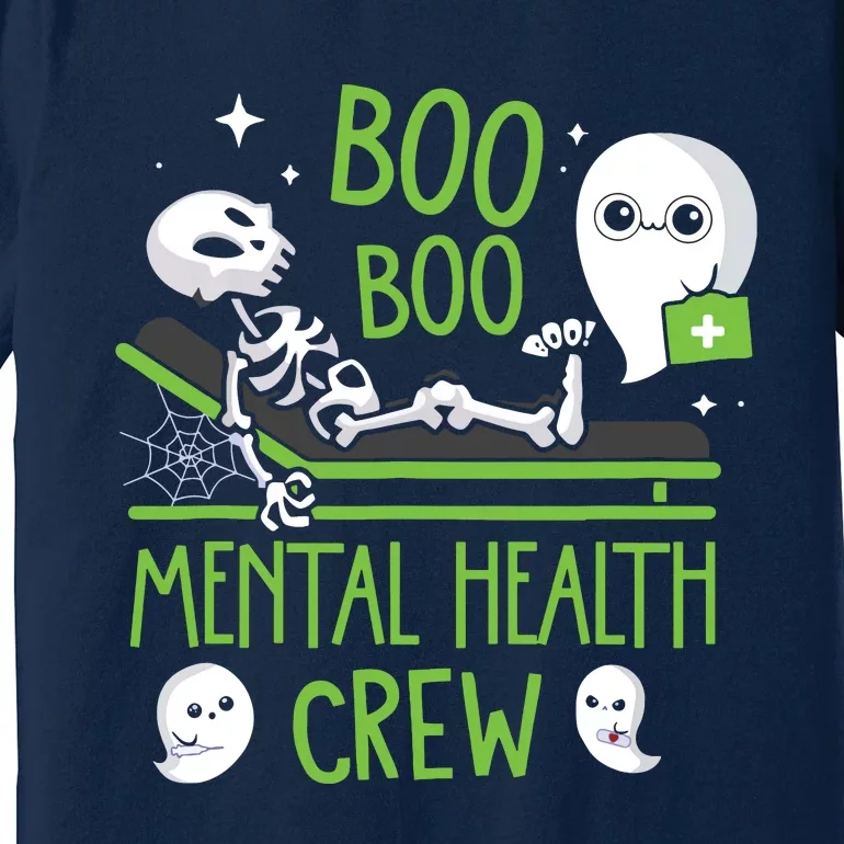 Mental Health Nurse Psych Boo Boo Crew Nursing Halloween Premium T-Shirt