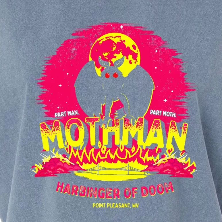 Mothman Harbinger Of Doom! Garment-Dyed Women's Muscle Tee