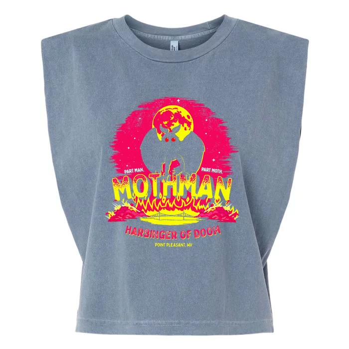 Mothman Harbinger Of Doom! Garment-Dyed Women's Muscle Tee