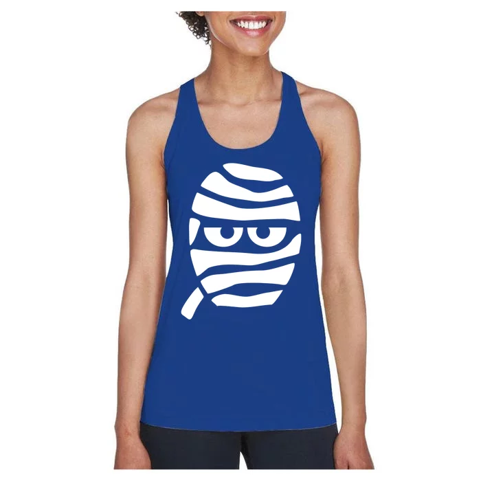 Mummy Halloween Outfit Mummy Meaningful Gift Women's Racerback Tank