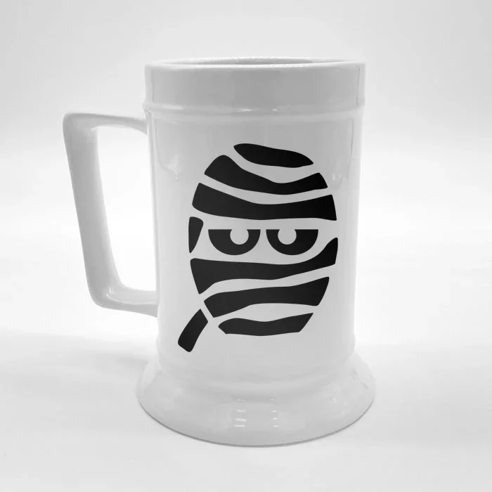 Mummy Halloween Outfit Mummy Meaningful Gift Front & Back Beer Stein