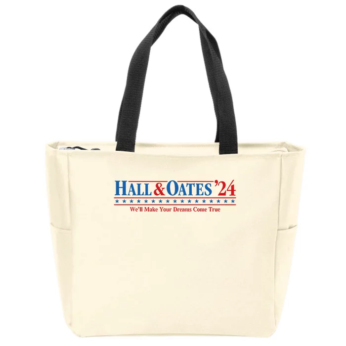 Middleclassfancy Hall & Oates 24 WeLl Make Our Dreams Come True Zip Tote Bag