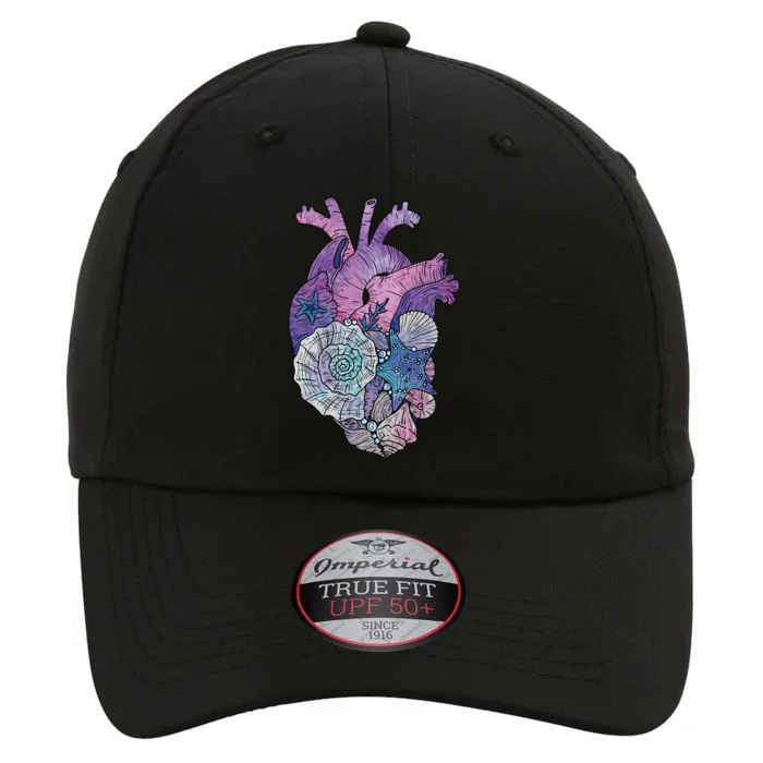 Mermaids Heart  Ocean Inspired Illustration The Original Performance Cap