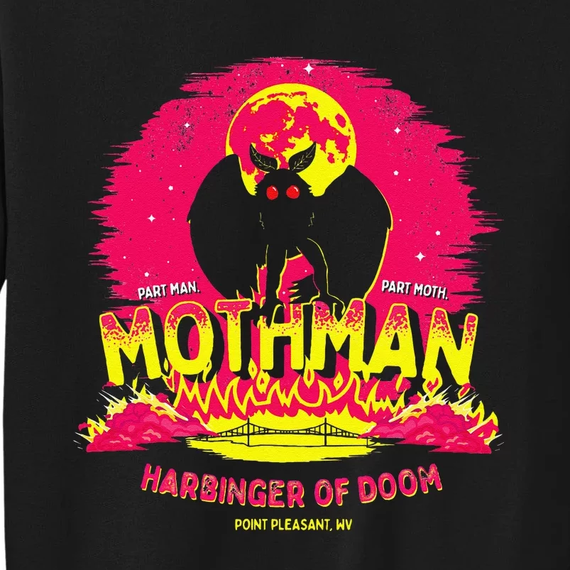 Mothman Harbinger Of Doom! Funny Cute Cryptid Creature Tall Sweatshirt