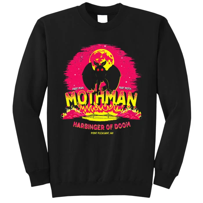 Mothman Harbinger Of Doom! Funny Cute Cryptid Creature Tall Sweatshirt