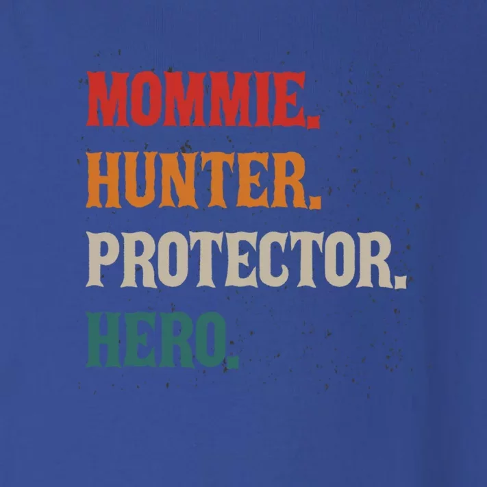 Mommie Hunter Protector Hero Mom Mama Hunting Gift Toddler Long Sleeve Shirt