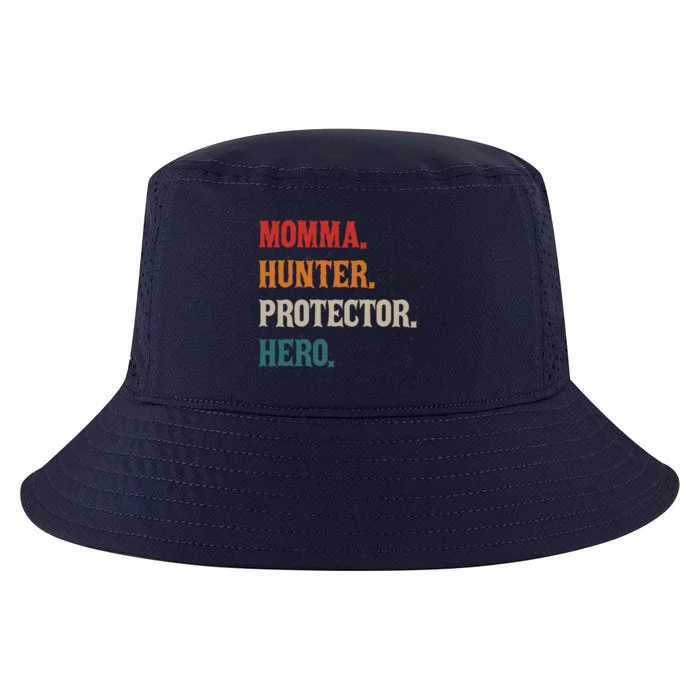 Momma Hunter Protector Hero Mom Mama Hunting Funny Gift Cool Comfort Performance Bucket Hat