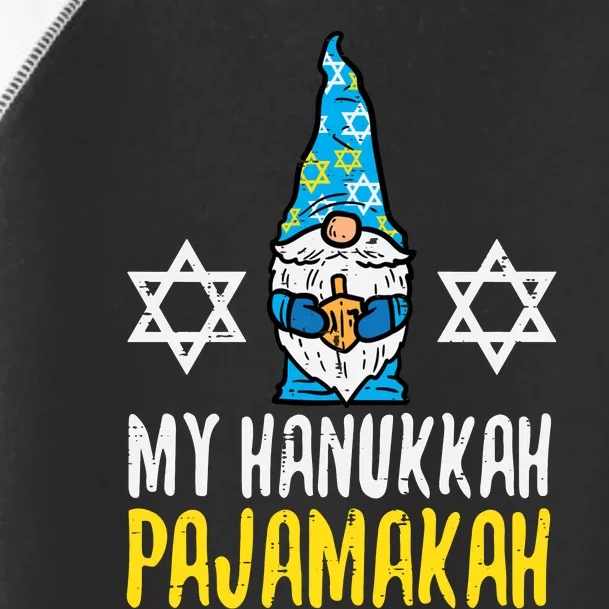 My Hanukkah Pajamakah Funny Chanukah Pajamas Pjs Toddler Fine Jersey T-Shirt