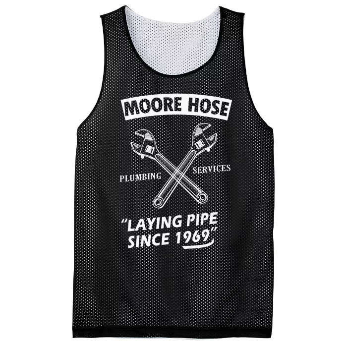 Moore Hose Plumbing Services Since 1969 Funny Plumbing Mesh Reversible Basketball Jersey Tank