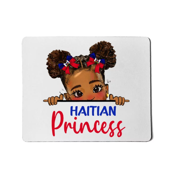 Melanin Haitian Princess Haiti Flag Mousepad