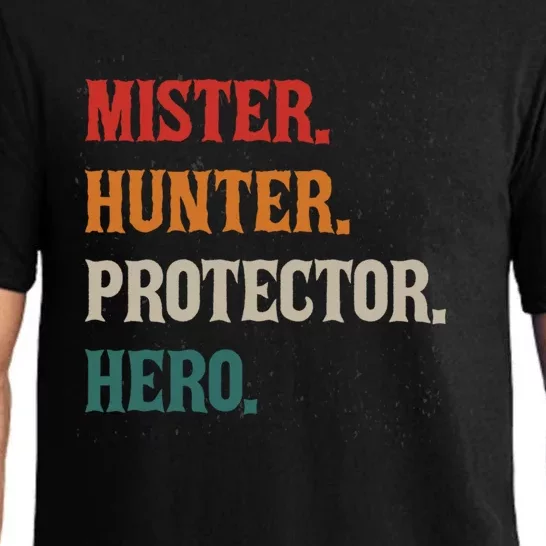 Mister Hunter Protector Hero Husband Life Hunter Gift Pajama Set