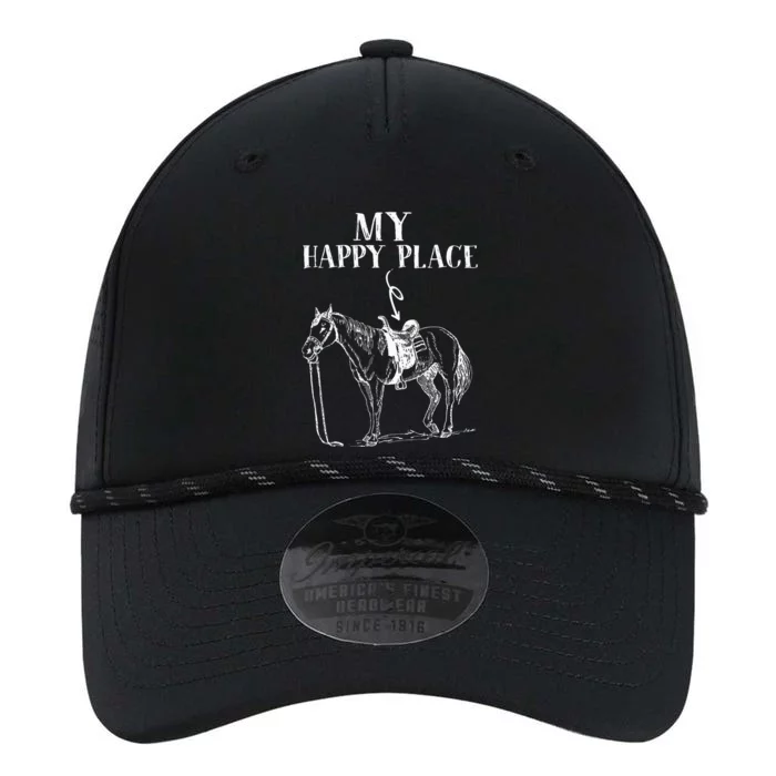 My Happy Place Horse Riding Horse Lover Performance The Dyno Cap