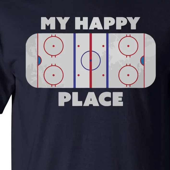 My Happy Place | Hockey, Figure & Speed Skating Rink Tall T-Shirt