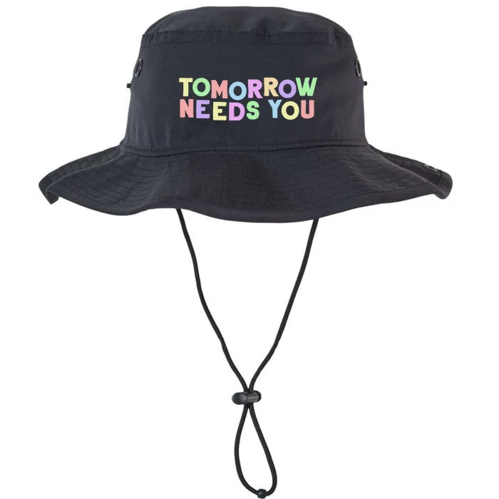 Mental Health Quote Tomorrow Needs You Legacy Cool Fit Booney Bucket Hat