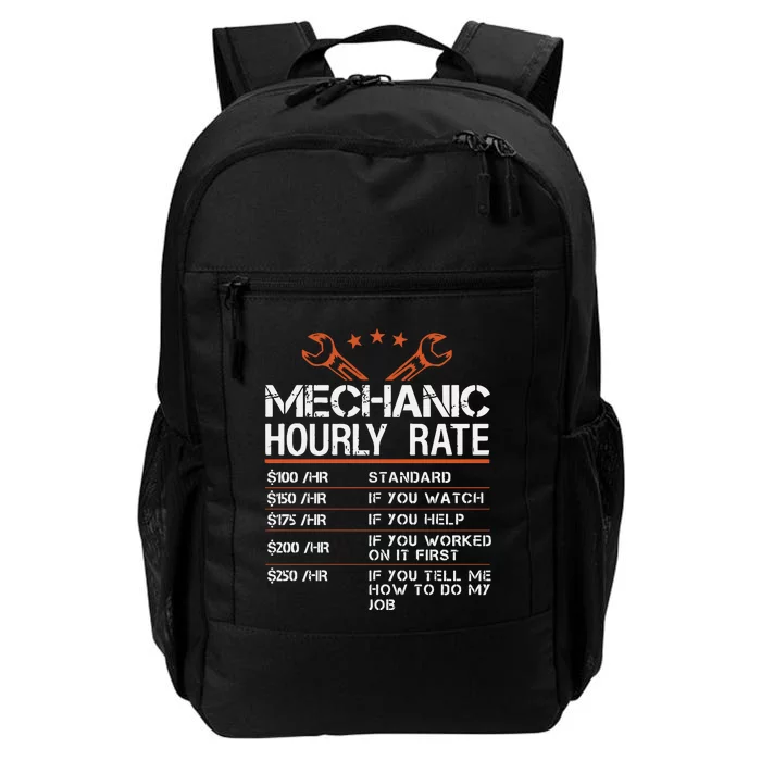 Mechanic Hourly Rate Daily Commute Backpack