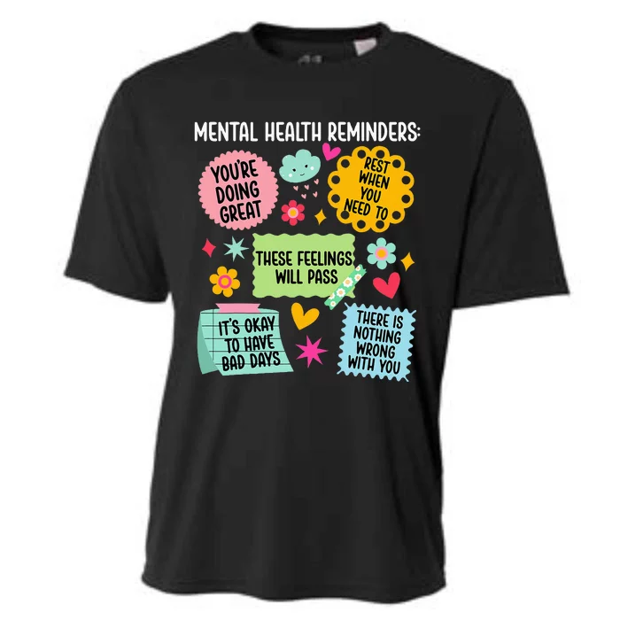 Mental Health Reminders Mental Health Awareness Month Cooling Performance Crew T-Shirt