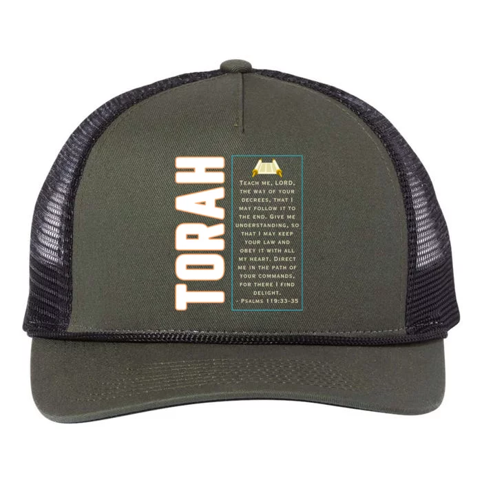 Messianic Hebrew Roots Torah Observant Retro Rope Trucker Hat Cap