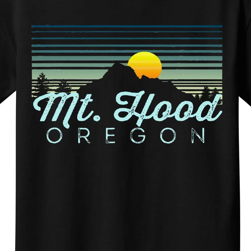 Mt. Hood Retro Clothes & Gear Mt. Hood Souvenir Kids T-Shirt