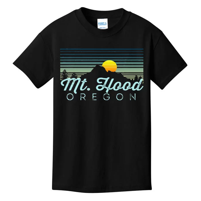 Mt. Hood Retro Clothes & Gear Mt. Hood Souvenir Kids T-Shirt