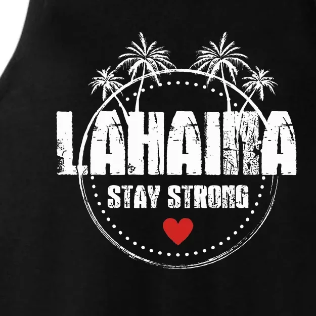 Maui Hawaii Strong Maui Lahaina Ladies Tri-Blend Wicking Tank