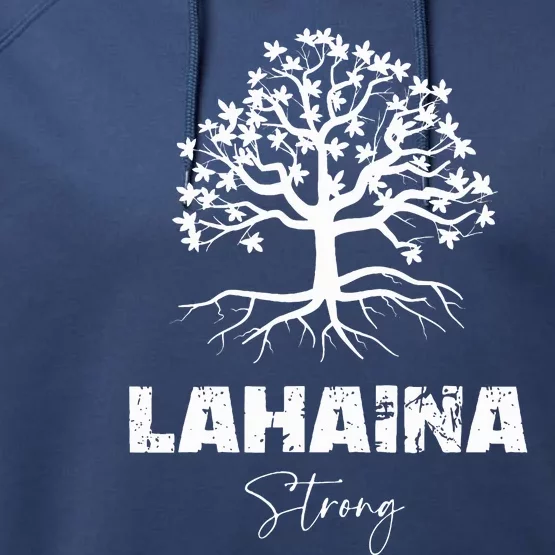 Maui Hawaii Strong Maui Wildfire Lahaina Survivor Performance Fleece Hoodie