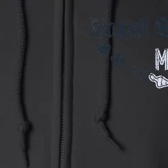 Maui Hawaii Strong Distressed Look Hawaii Full Zip Hoodie