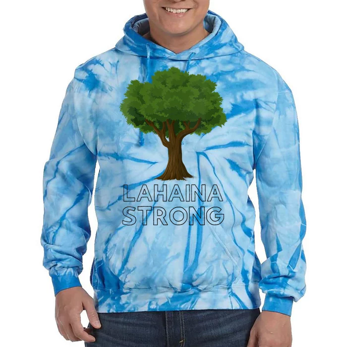 Maui Hawaii Strong Maui Wildfire Lahaina Survivor Tie Dye Hoodie