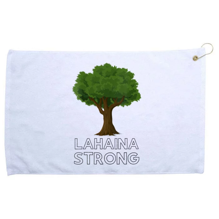 Maui Hawaii Strong Maui Wildfire Lahaina Survivor Grommeted Golf Towel