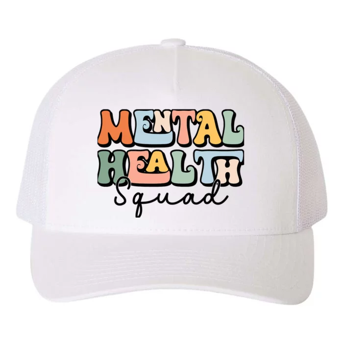 Mental Health Squad Brain Illness Mental Health Awareness Yupoong Adult 5-Panel Trucker Hat